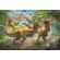 Puzzle trefl 160 tyrannosauri in lupta