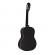 Chitara clasica din lemn depox®, black raven, 104 cm, model clasic, negru