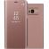 Husa Book compatibil Samsung galaxy s9 plus rose Clear view