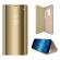 Husa compatibila cu Samsung Galaxy A6 Plus (2018) Clear View Flip Mirror Stand Gold