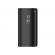 Set Husa Mirror Translucida Mirror Samsung Galaxy A6 2018 Negru Cu Folie Sticla Upzz Inclusa In Pachet