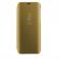 Husa Book Flip Stand Mirror Clear View Samsung Galaxy A6 Plus 2018 Gold Capac translucid