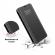 Husa Luxury Flip Stand Mirror compatibila cu Samsung Galaxy A71 Capac semitransparent Tip oglinda Functie de stand Black