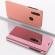 Husa Tip Carte / Flip / Book  Clear View  Samsung Galaxy A40  Roz