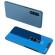 Husa Translucent View Flip Stand Mirror pentru Samsung Galaxy A30s Blue