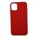 Husa silicon soft-touch compatibila cu Apple IPhone 11 Pro Max Rosu
