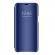 Husa compatibila cu Huawei Y6P Clear View Flip Mirror Stand Blue