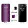 Husa compatibila cu Samsung Galaxy A21s Clear View Flip Mirror Stand Mov