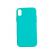 Husa silicon soft-touch compatibila cu Apple IPhone X / Xs Turquoise Mint
