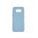 Husa silicon soft-touch compatibila cu Samsung Galaxy S8 Plus Milky Blue