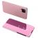 Husa Carte Clear View pentru Huawei P40 Lite Functie Stand Roz