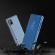 Husa Carte Clear View pentru Samsung Galaxy A51 Functie Stand Albastru
