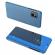 Husa Carte Clear View pentru Samsung Galaxy A51 Functie Stand Albastru