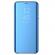 Husa Protectie Toc Flip Cover Clear View Mirror Huawei Nova 5T Albastru
