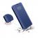 Husa Protectie Toc Flip Cover Clear View Mirror Huawei P40 Lite E Albastru