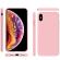 Husa Silicon Soft-Touch Compatibila Cu Apple IPhone X / Xs Roz prafuit