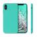 Husa Silicon Soft-Touch Compatibila Cu Apple IPhone X / Xs Turqoise