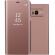Husa Book Clear View Standing Cover compatibil Samsung Galaxy J5 2017 rose