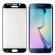 Folie sticla protectie ecran Full Cover margini curbate negre pentru Samsung Galaxy S6 Edge (SM-G925)