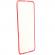 Folie sticla securizata cu rama metalica iPhone 8/iPhone 7 3D protectie completa ecran si margini curbate Rosu