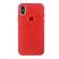 Husa protectie pentru Apple X Plastic Sclipici Capac Spate-ROSU