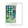 Folie de sticla cu rama metalica aurie pentru iPhone 7