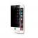 Folie de protectie tempered glass iPhone 7 Plus / 8 Plus Privacy 3D Alb