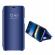Husa Clear View compatibila Samsung Galaxy J6+ ( J6 Plus) 2018 Mirror Stand Albastra