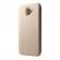 Husa carte clear view Samsung J6 plus Gold