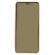 Husa Flip Stand Clear View Compatibila Samsung Galaxy A7 2018 Gold