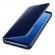 Husa Protectie Toc Flip Cover Clear View Mirror Samsung Galaxy A30 Albastru