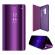 Husa Samsung Galaxy S9 - Flip Mirror tip Carte Capac translucid violet