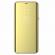 Husa Protectie Toc Flip Cover Clear View Mirror Huawei Y6 2019 Auriu