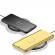 Husa Protectie Toc Flip Cover Clear View Mirror Samsung Galaxy A40 Auriu