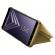 Husa Samsung Galaxy A6 Plus (2018) - Flip Mirror tip Carte Capac translucid Aurie