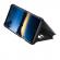 Husa Protectie Toc Flip Cover Clear View Mirror Samsung Galaxy J4 plus Negru