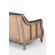 Canapea 2 locuri cu cadru din lemn si tapiterie piele ecologica maro raymond 140 cm x 85 cm x 85 h x 49 h1 x 63.5 h2