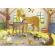 Puzzle familii animale - 2x12 piese