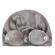 Caciulita tip turban din catifea cu perlute (marime disponibila: 3-6 luni