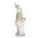 Figurina iepuras paste boy din polirasina crem auriu 12 cm x 9 cm x 31 h