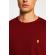 Tricou IZOD cu logo brodat, Rosu Merlot, Marimea M