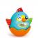 Jucarie interactiva pentru copii Gossip Bird bleu