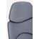 Scaun de birou, ergonomic, cu picior din crom argintiu si tapiterie poliester gri, armstrong, 64 x 69 x 118.5 cm