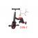 Trotineta Axel, 3 in 1, Negru/Rosu, transformabila in tricicleta si balance bike