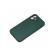 Husa silicone case apple iphone 12 pro verde inchis