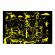 Puzzle straluceste in intuneric 100 piese - barca piratilor