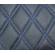 Huse alm textil - piele romburi dacia logan 2013-2020 bancheta fractionata negru+albastru