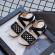 Sandale negre cu plasa crosetata (marime disponibila: marimea 26)