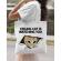 Sacosa din panza ceiling cat alb