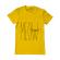 Tricou adler barbat i'm a cat galben
